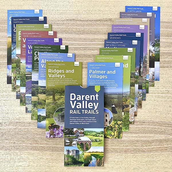 Image of Darent Valley Trails Pack displayed on a table